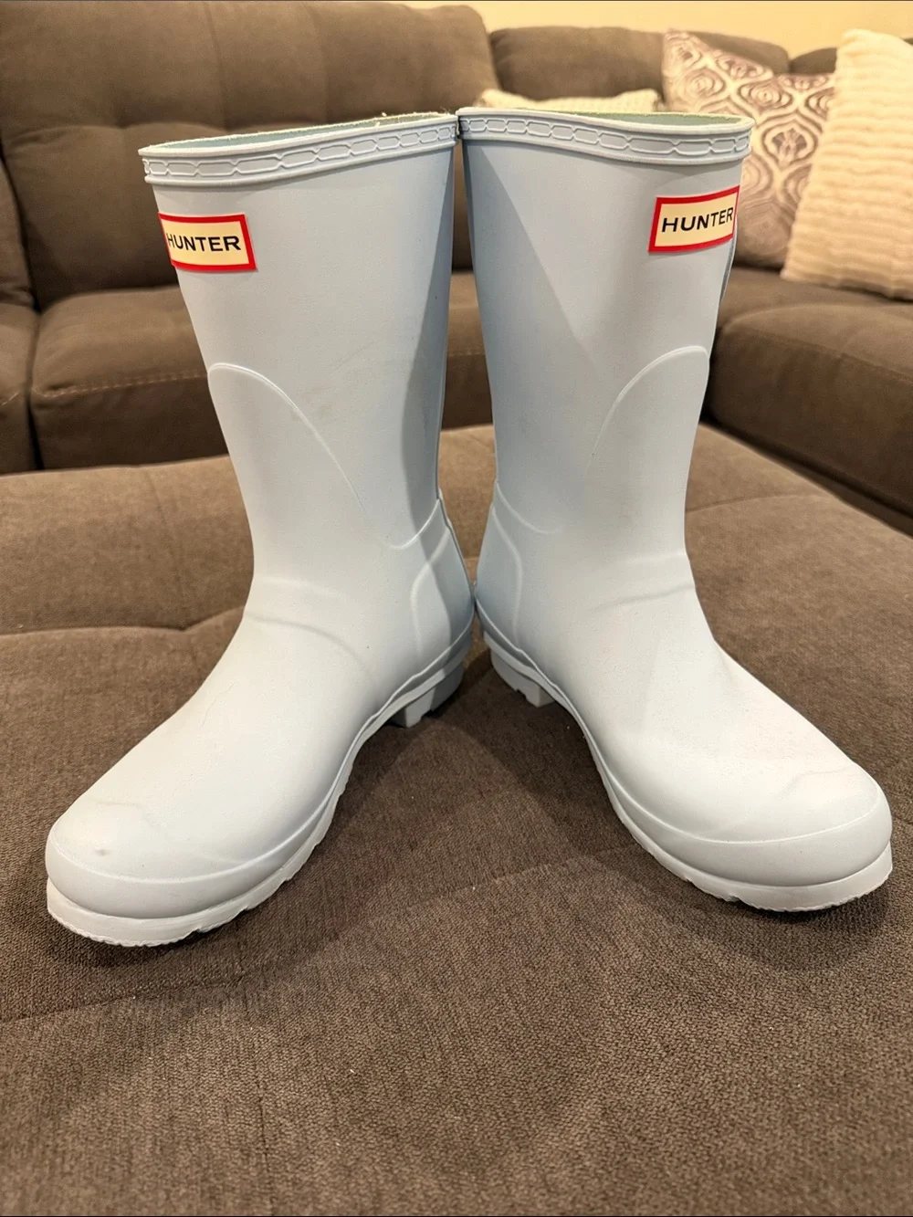 Hunter Light Blue Women's Rain Boots